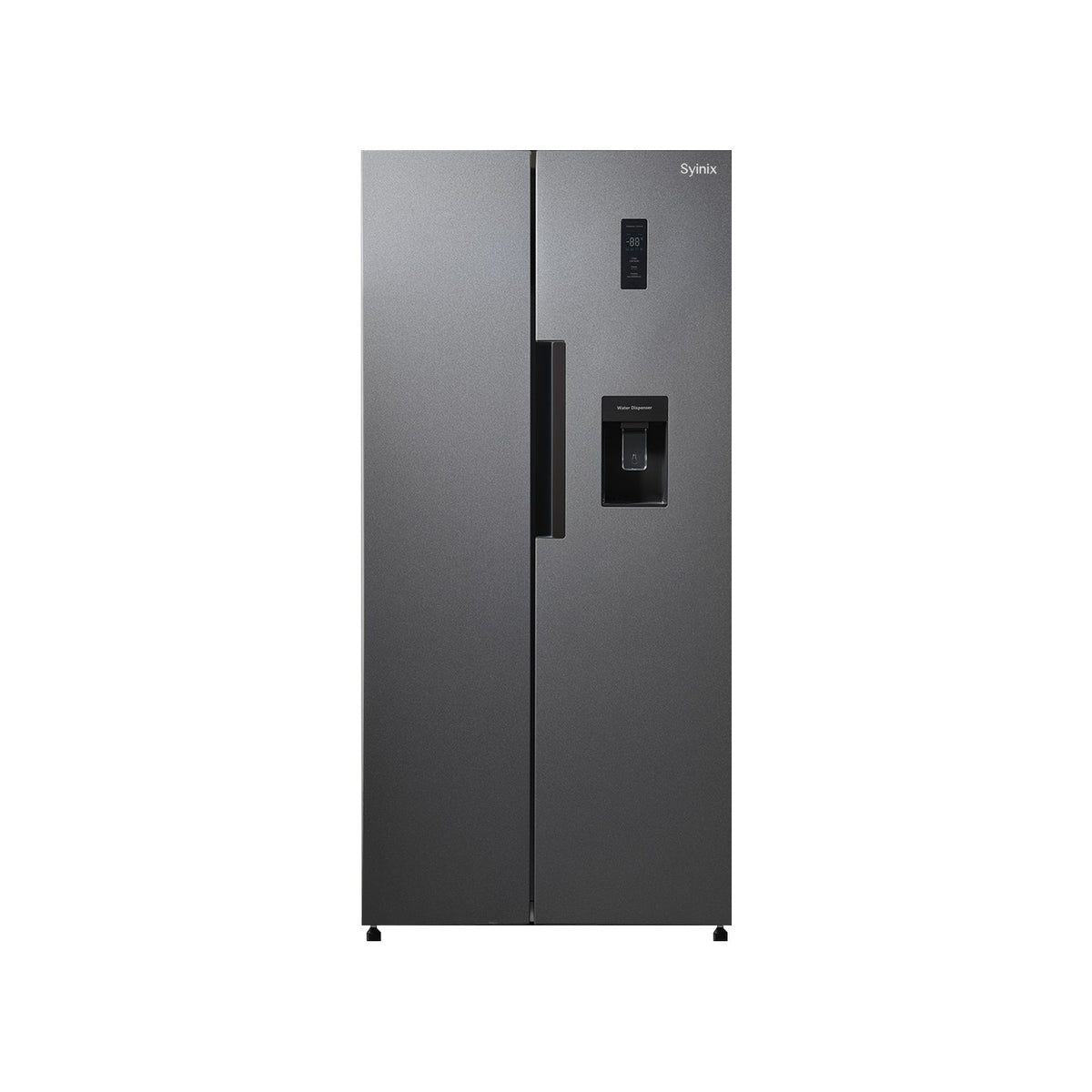Syinix FD460SBWS GrandCool 460L Side-by-Side Fridge with Water Dispenser
