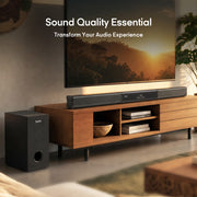 Syinix SYN-S60 Soundbar with Subwoofer – Bluetooth Home Theater Audio System