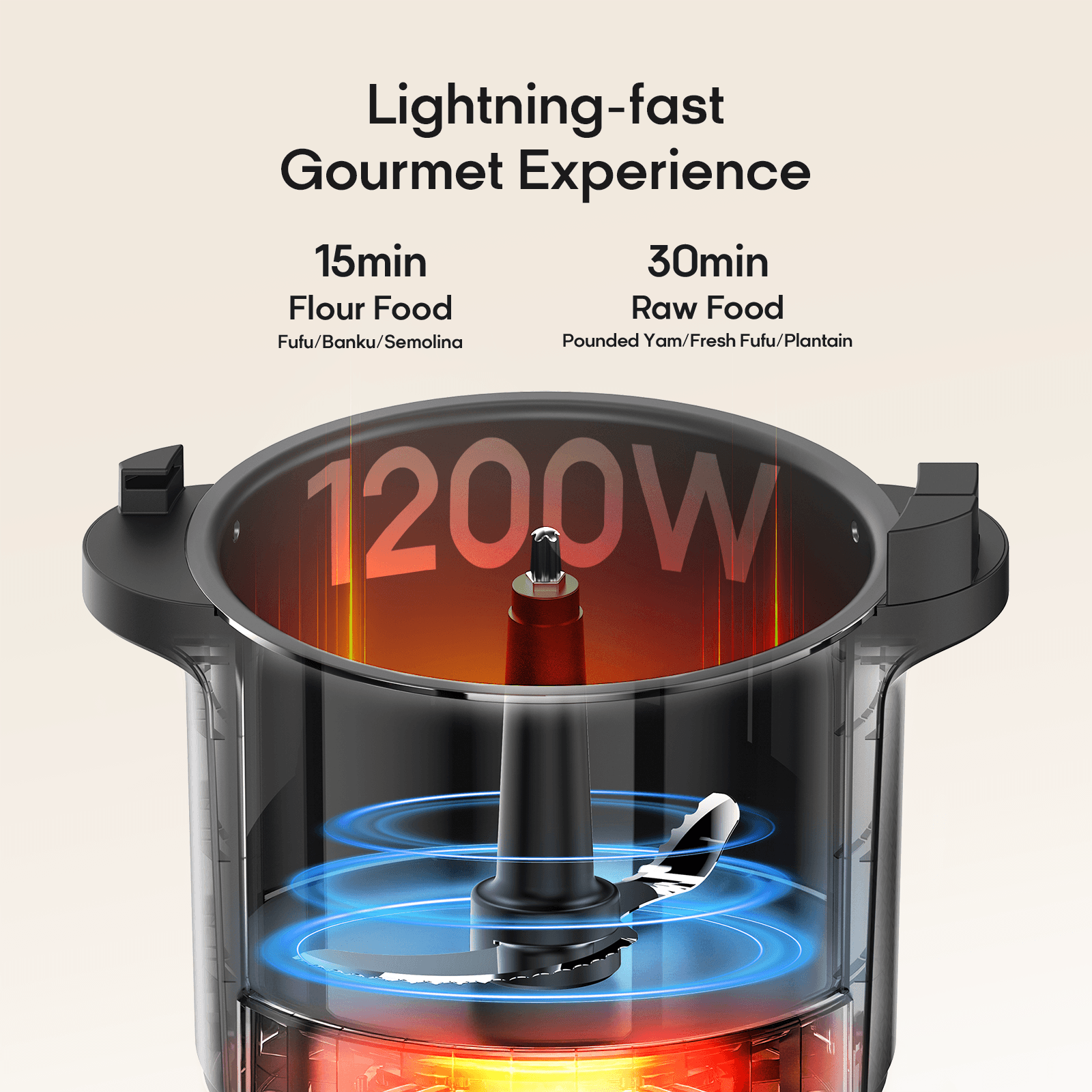 Syinix Swallow Maker Ultra – Smart Automatic Swallow & Food Processing Machine (5L)
