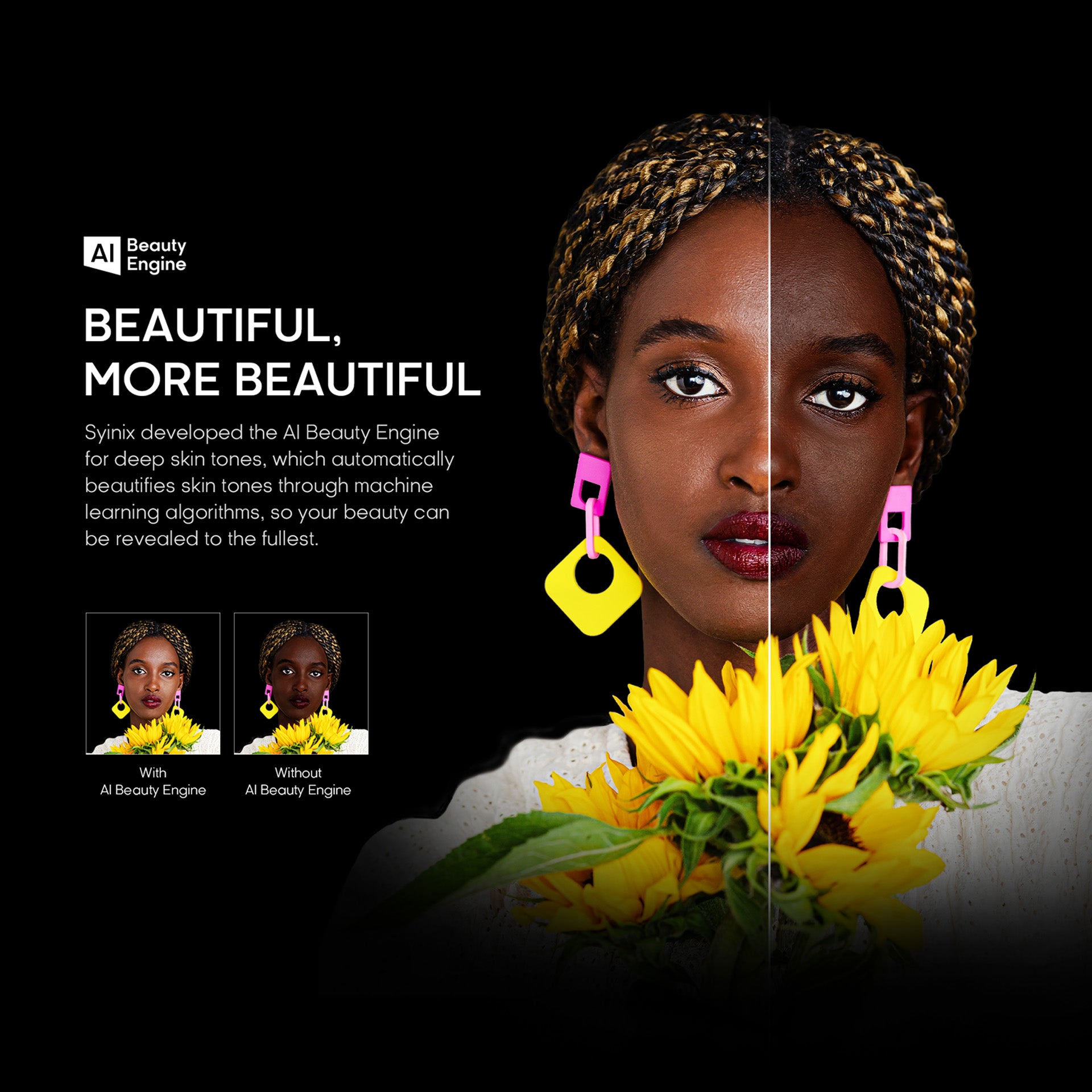 SYINIX 75'' FRAMELESS QLED 4K GOOGLE TV 75Q61