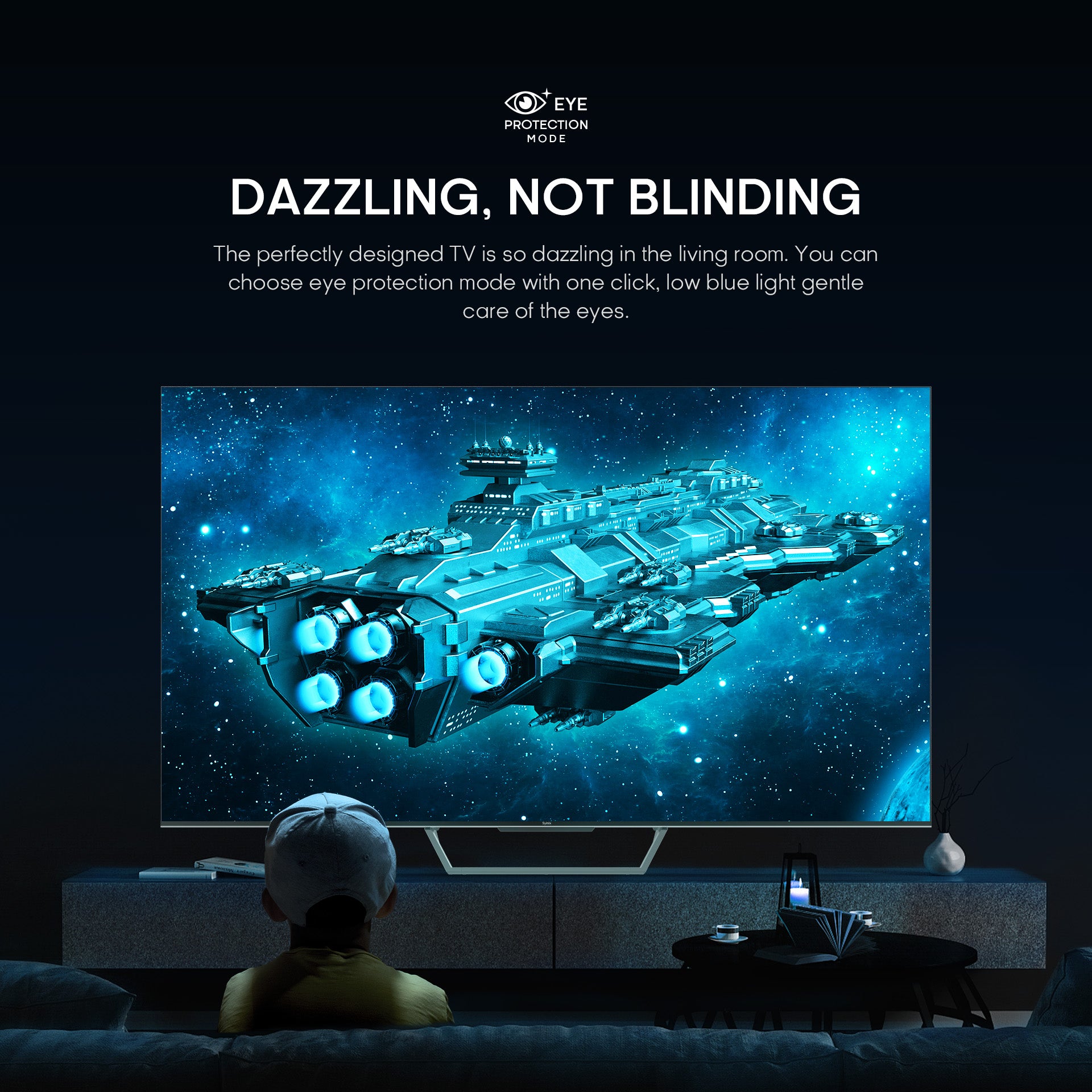 SYINIX 75'' FRAMELESS QLED 4K GOOGLE TV 75Q61