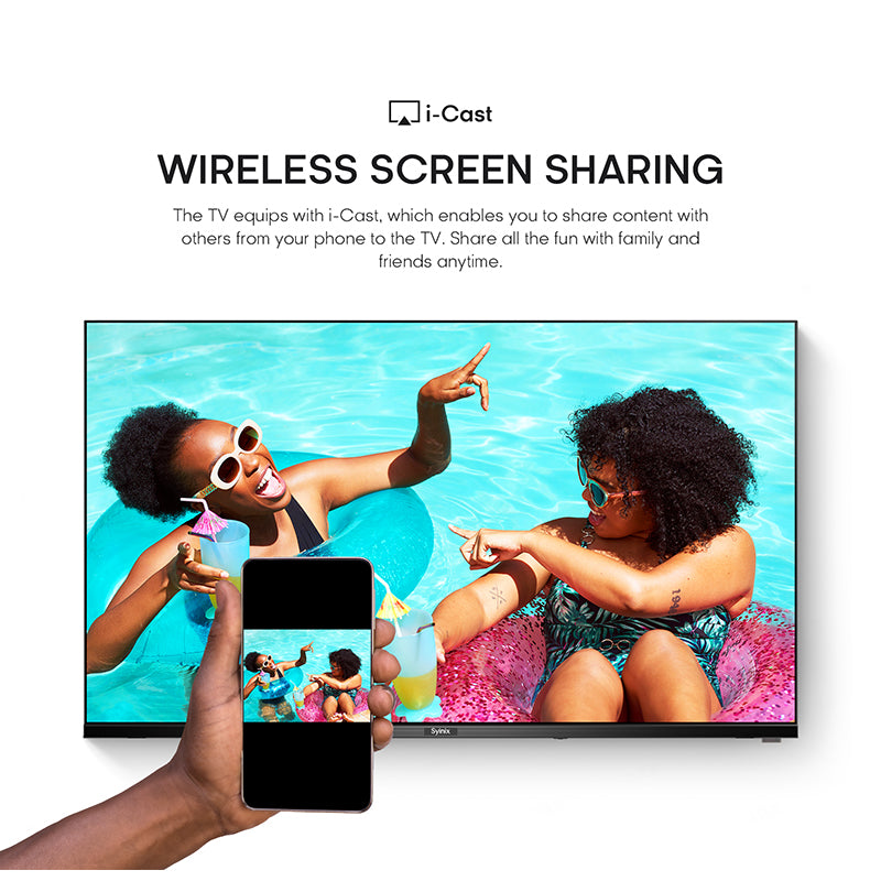 SYINIX 43'' FRAMELESS SMART TV 43S65