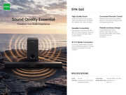 Syinix SYN-S60 Soundbar with Subwoofer – Bluetooth Home Theater Audio System
