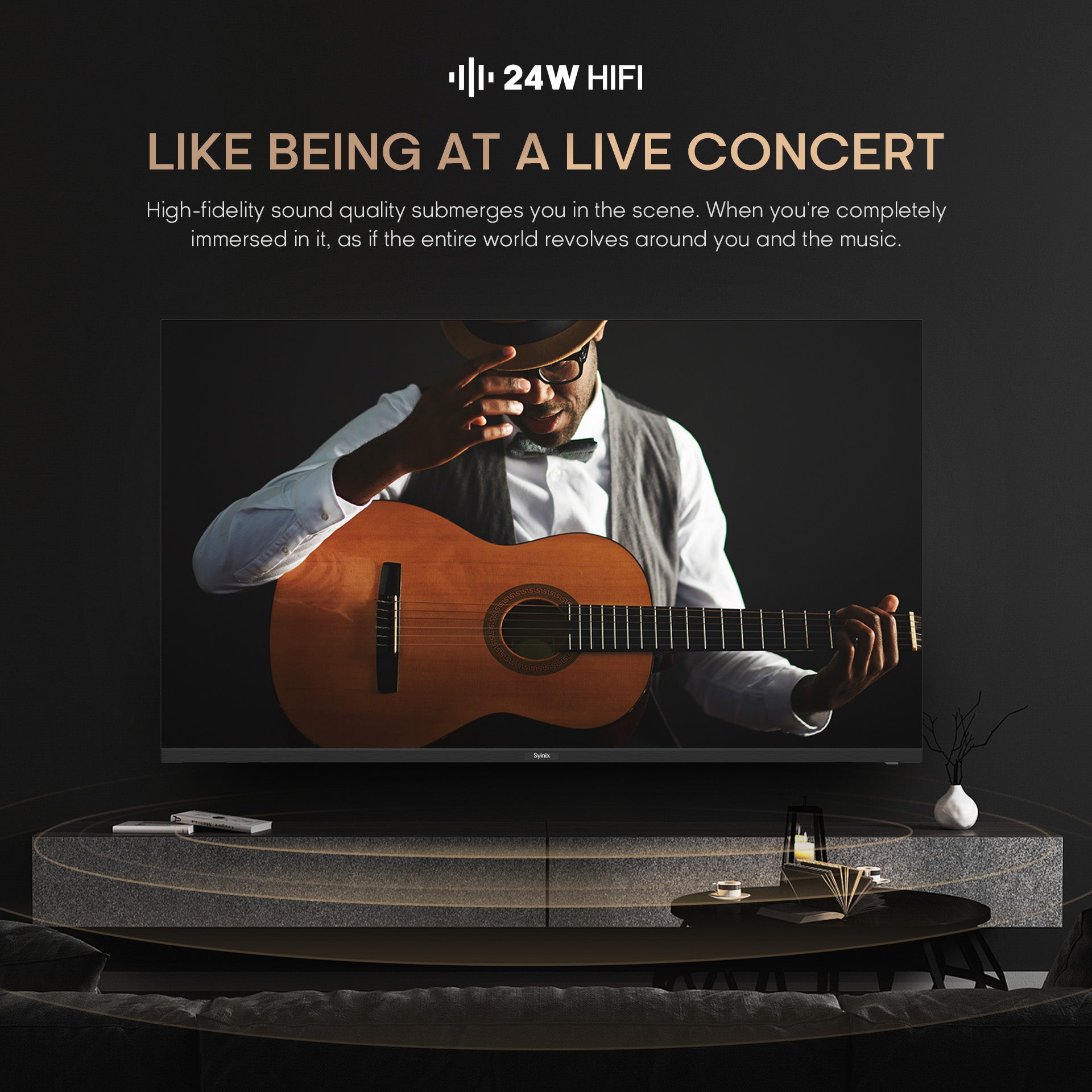 SYINIX 50'' FRAMELESS 4K GOOGLE TV 50U61G