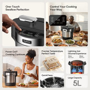 Syinix Swallow Maker Ultra – Smart Automatic Swallow & Food Processing Machine (5L)