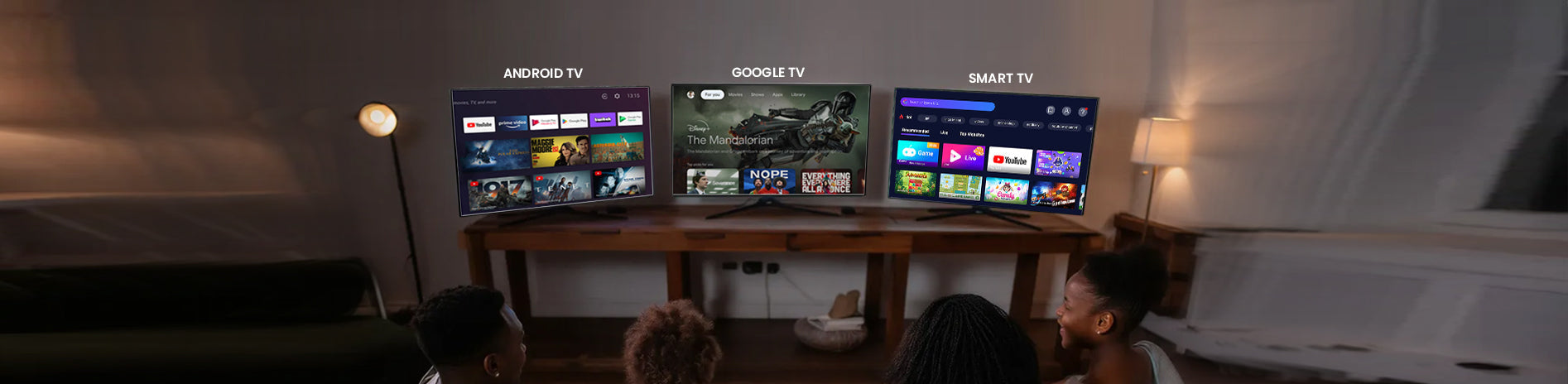 Android TVs,  Smart TVs & Google TVs in Ghana: What Sets them Apart