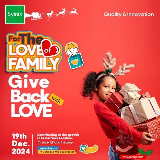 For the Love of Family: Syinix Ghana Gives Back with Love