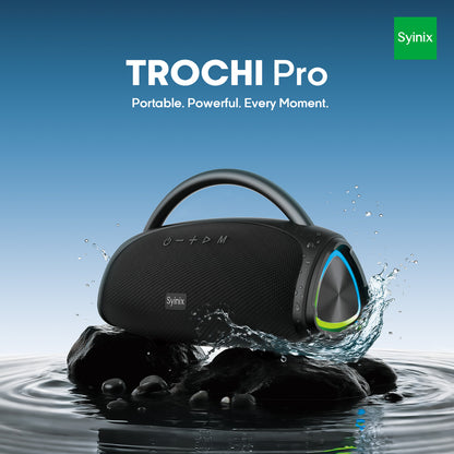 Syinix TROCHI Pro Bluetooth Speaker SYN-V30 – 30W Portable Waterproof Wireless Speaker