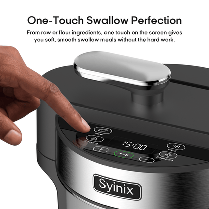Syinix Swallow Maker Ultra – Smart Automatic Swallow & Food Processing Machine (5L)