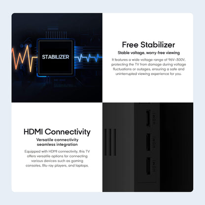 SYINIX 32'' FRAMELESS SMART TV 32S6X