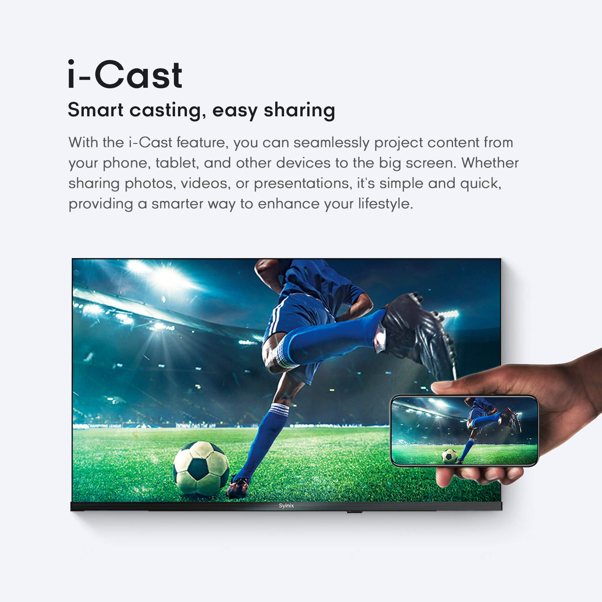 SYINIX 32'' FRAMELESS SMART TV 32S6X