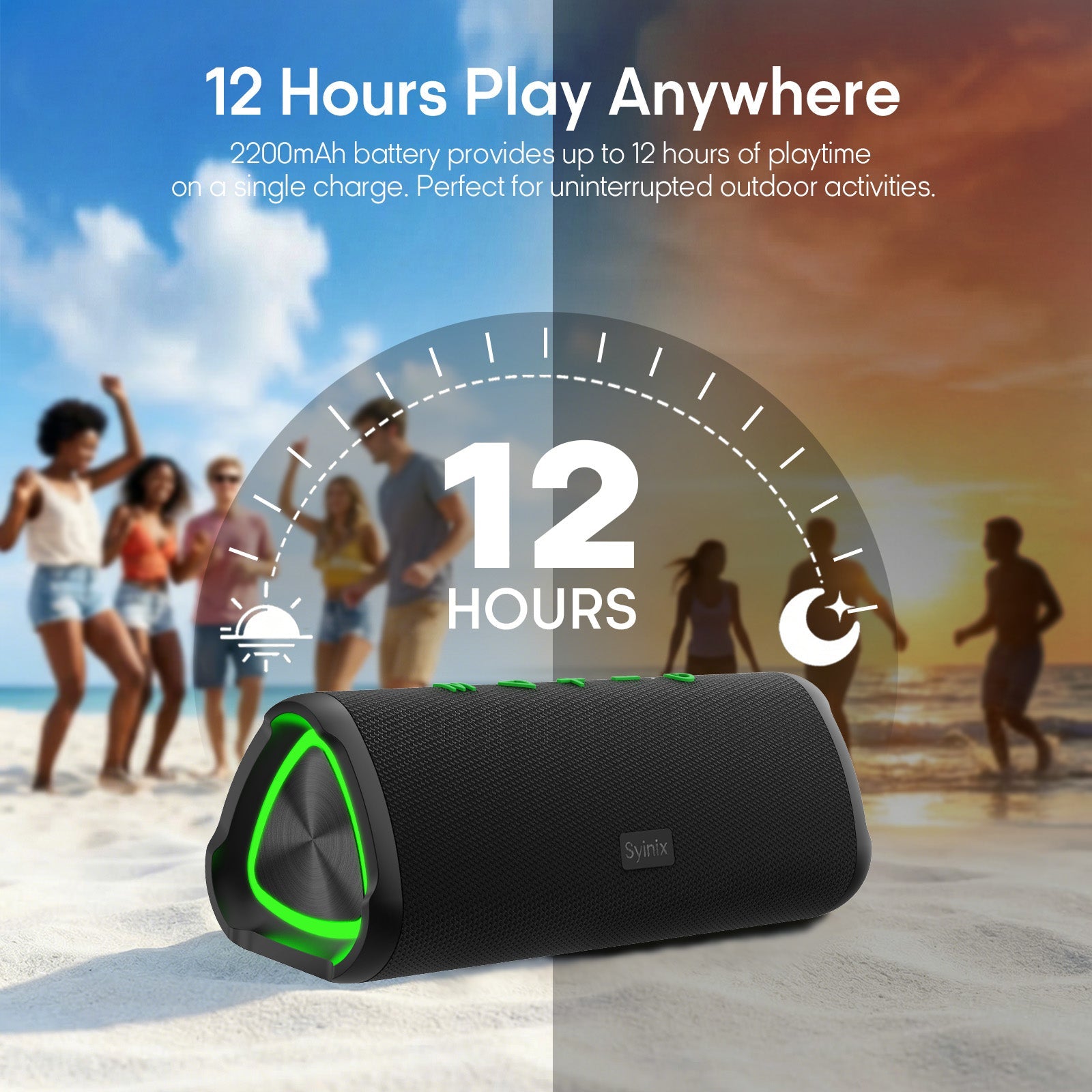 Syinix TROCHI Mini Bluetooth Speaker SYN-V13 – Portable Waterproof Wireless Speaker