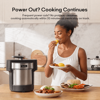 Syinix Swallow Maker Ultra – Smart Automatic Swallow & Food Processing Machine (5L)