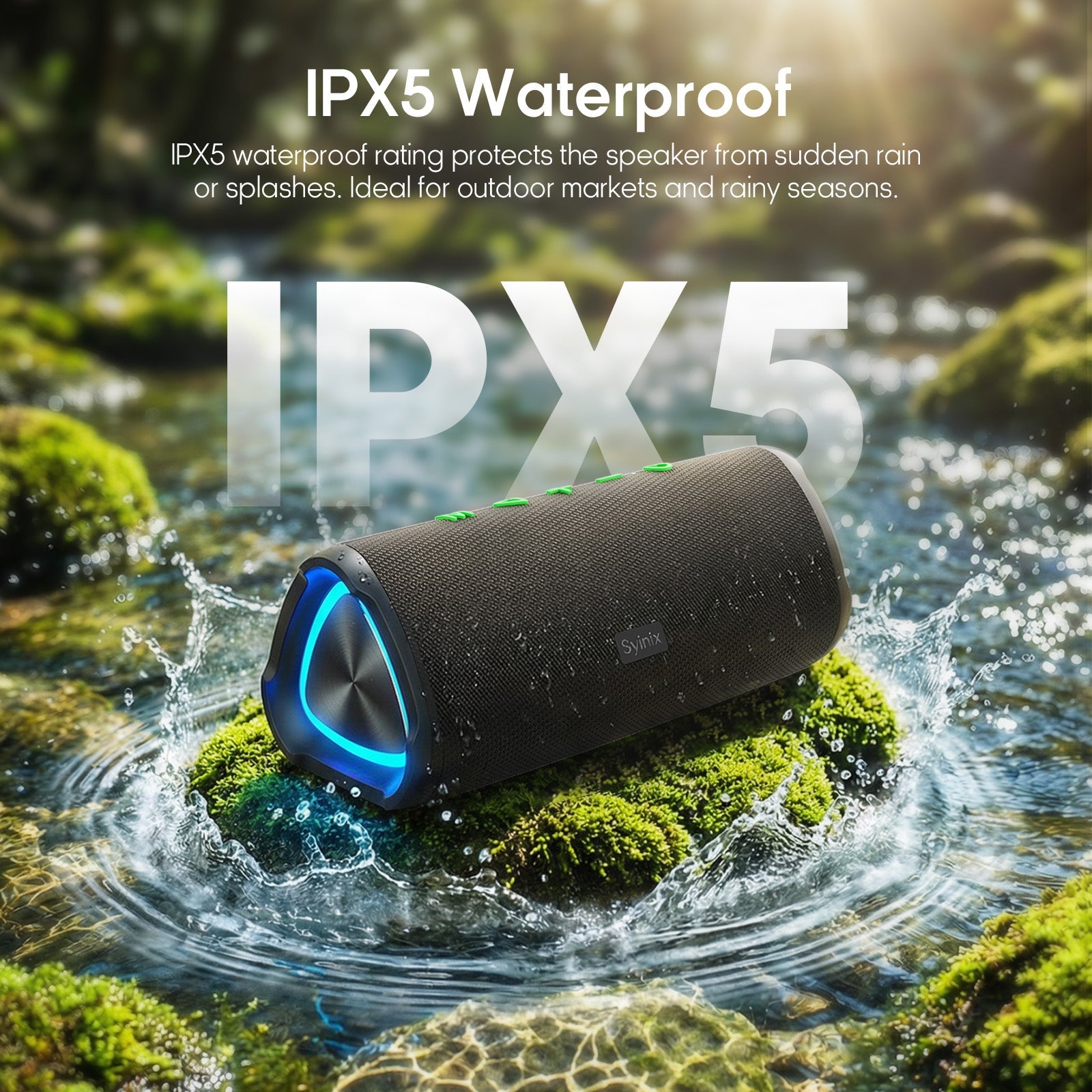 Syinix TROCHI Mini Bluetooth Speaker SYN-V13 – Portable Waterproof Wireless Speaker