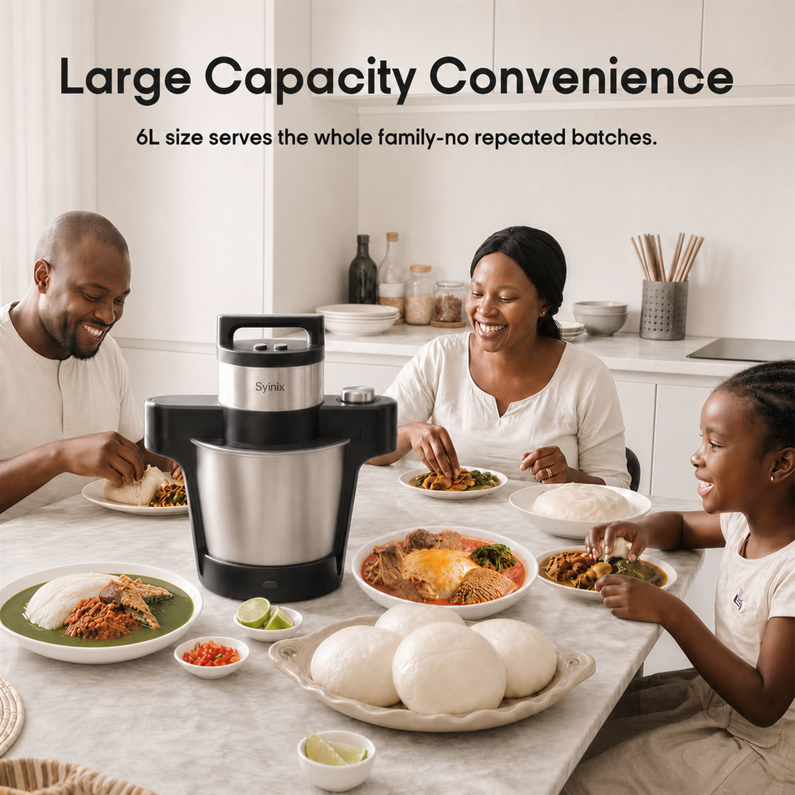 ALL PURPOSE SYINIX SWALLOW MAKER ECO PLUS 6L | AUTOMATIC FUFU MACHINE