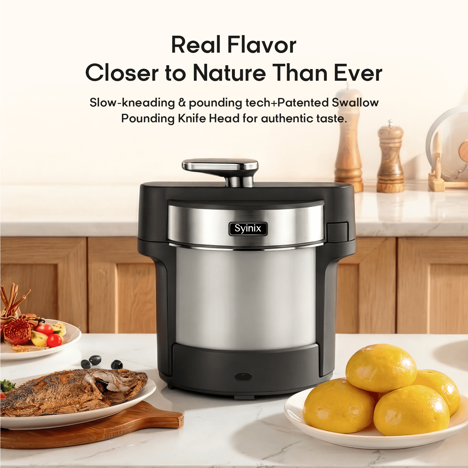 Syinix Swallow Maker Ultra – Smart Automatic Swallow & Food Processing Machine (5L)