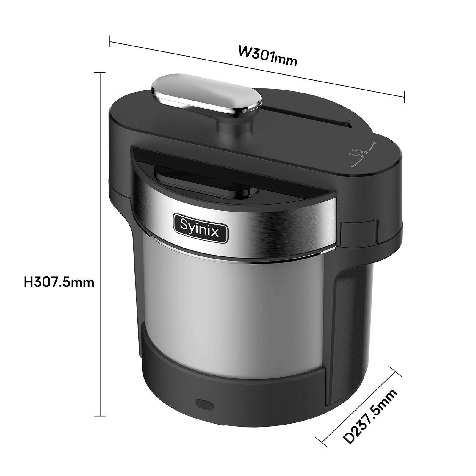 Syinix Swallow Maker Ultra – Smart Automatic Swallow & Food Processing Machine (5L)