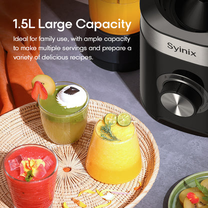 SYINIX BLENDER-2-in-1 High-Speed Blending 700W SBL70E1