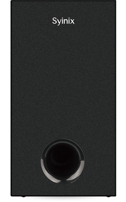 Syinix SYN-S60 Soundbar with Subwoofer – Bluetooth Home Theater Audio System