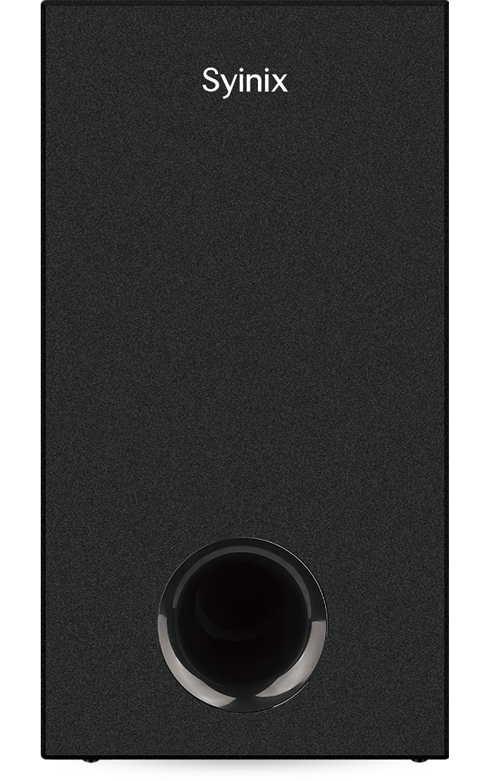 Syinix SYN-S60 Soundbar with Subwoofer – Bluetooth Home Theater Audio System
