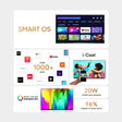 Syinix 43-Inch Full HD Frameless Smart TV 43S65H