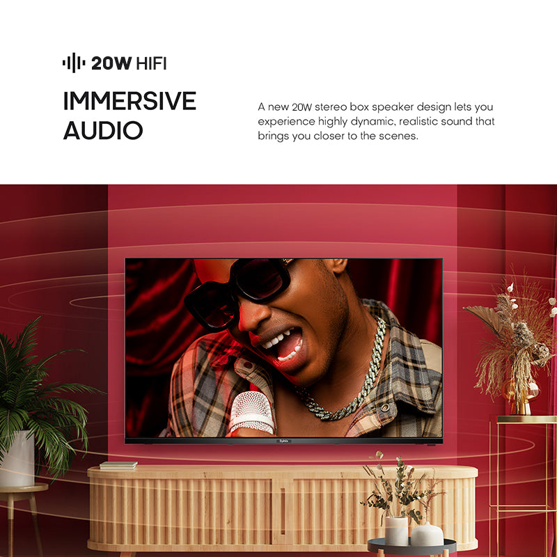 SYINIX 43'' FRAMELESS SMART TV 43S65
