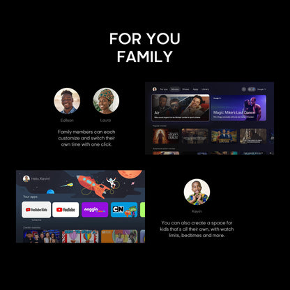 SYINIX 55'' FRAMELESS 4K GOOGLE TV 55U61G