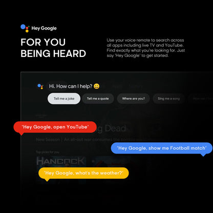SYINIX 50'' FRAMELESS 4K GOOGLE TV 50U61G